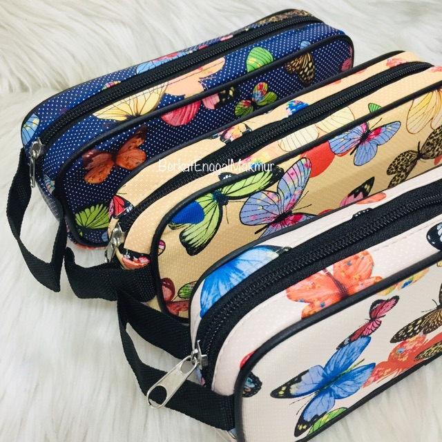 

Pencil Case / Tempat Pensil Fortune Oval Kupu Kupu