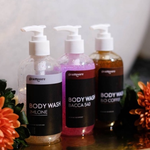 BODY WASH GEAMOORE 100ML / 250ML SABUN MANDI CAIR BY GEAMOORE SABUN PENCERAH KULIT GEAMORE BODY WASH