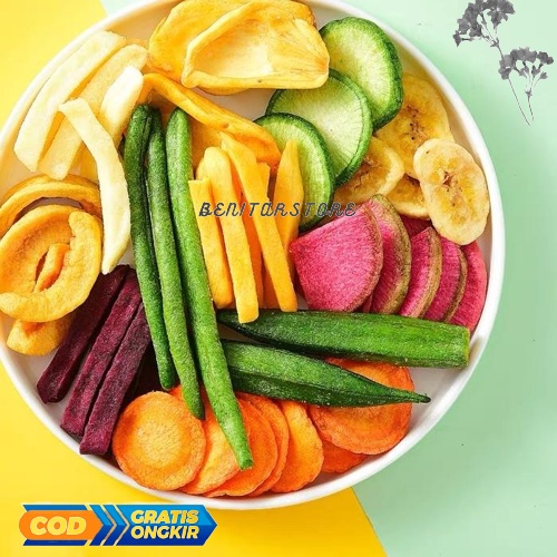 

Camilan Sayur / Snak Vegetable / Dried Vegetable and Fruit / Snack Sehat Diet / Camilan Snack Sayur Viral