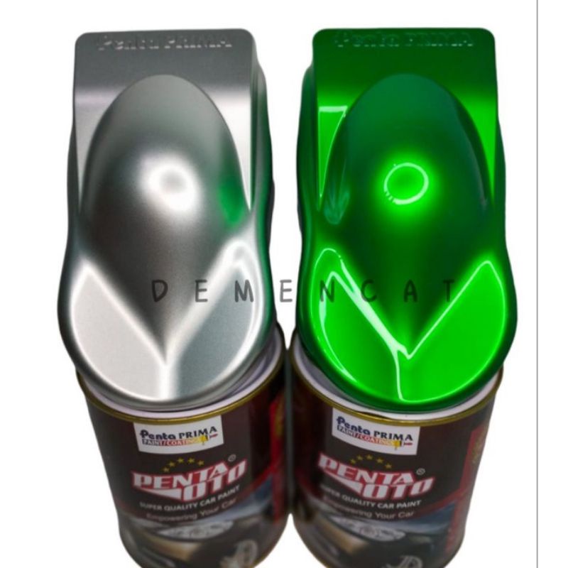 Paket Cat Candytone PU Bright green / Cat candy bright green / cat candy paket brigt green + silver 