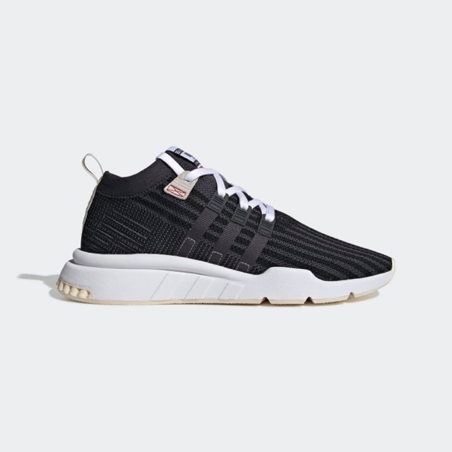 Adidas Men EQT Support Mid ADV Primeknit Shoes Black Carbon Originals