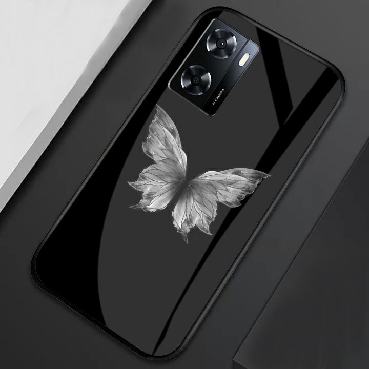 Softcase Glass Oppo A57 2022 [G176] - Softcase Mirror - Softcase Kaca Oppo A57 2022 - Softcase Glass