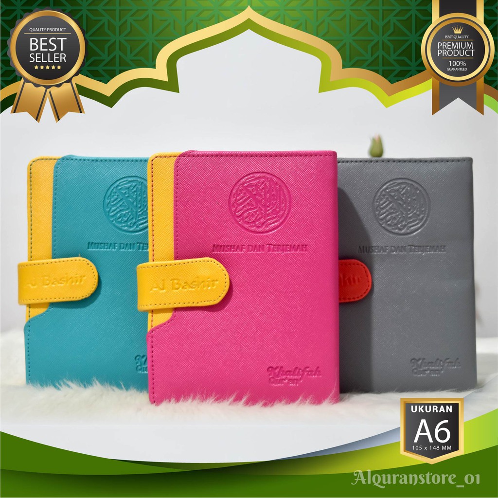 TERBARU - Alquran Al Bashir Agenda A6 (Khalifah Quran), Al Quran 30 Juz Lengkap, Al Quran Terjemah