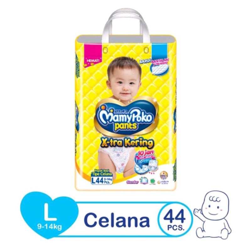 Popok MamyPoko Pants L44