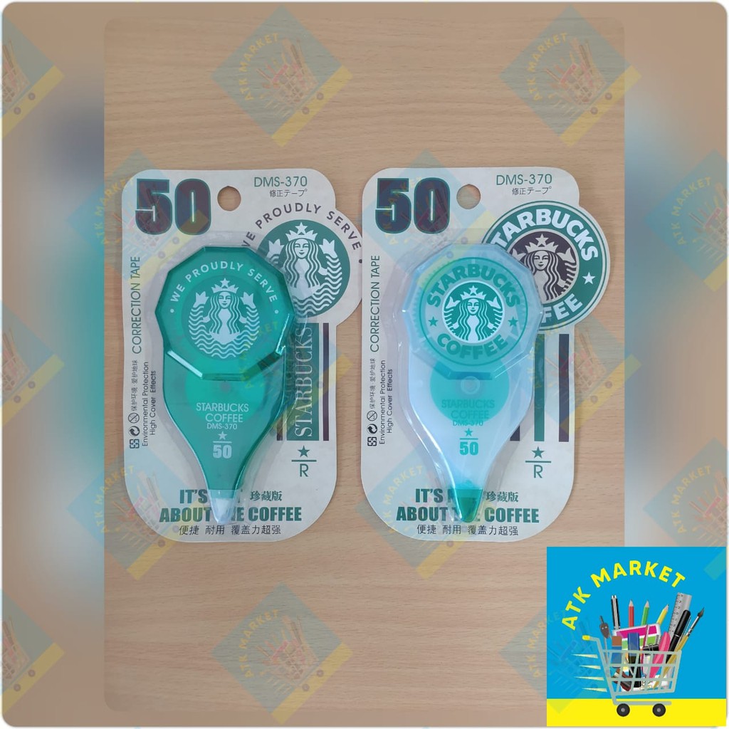 

TIP EX Kertas / Correction Tape Starbucks Coffee Besar DMS370