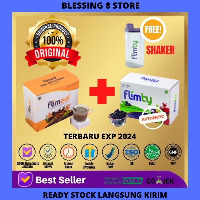 

Paket Flimty Flimeal Meal Replacement Minuman Serat Fiber Diet Detox Alami BPOM Halal