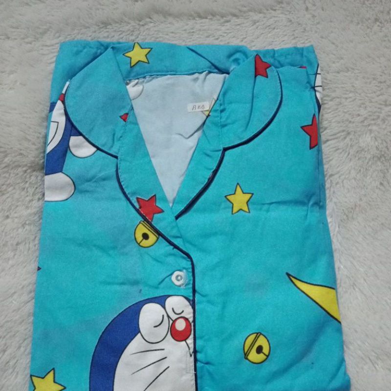 LoverFashion Cp Piyama ABG Embos& karakter-Emon sabit