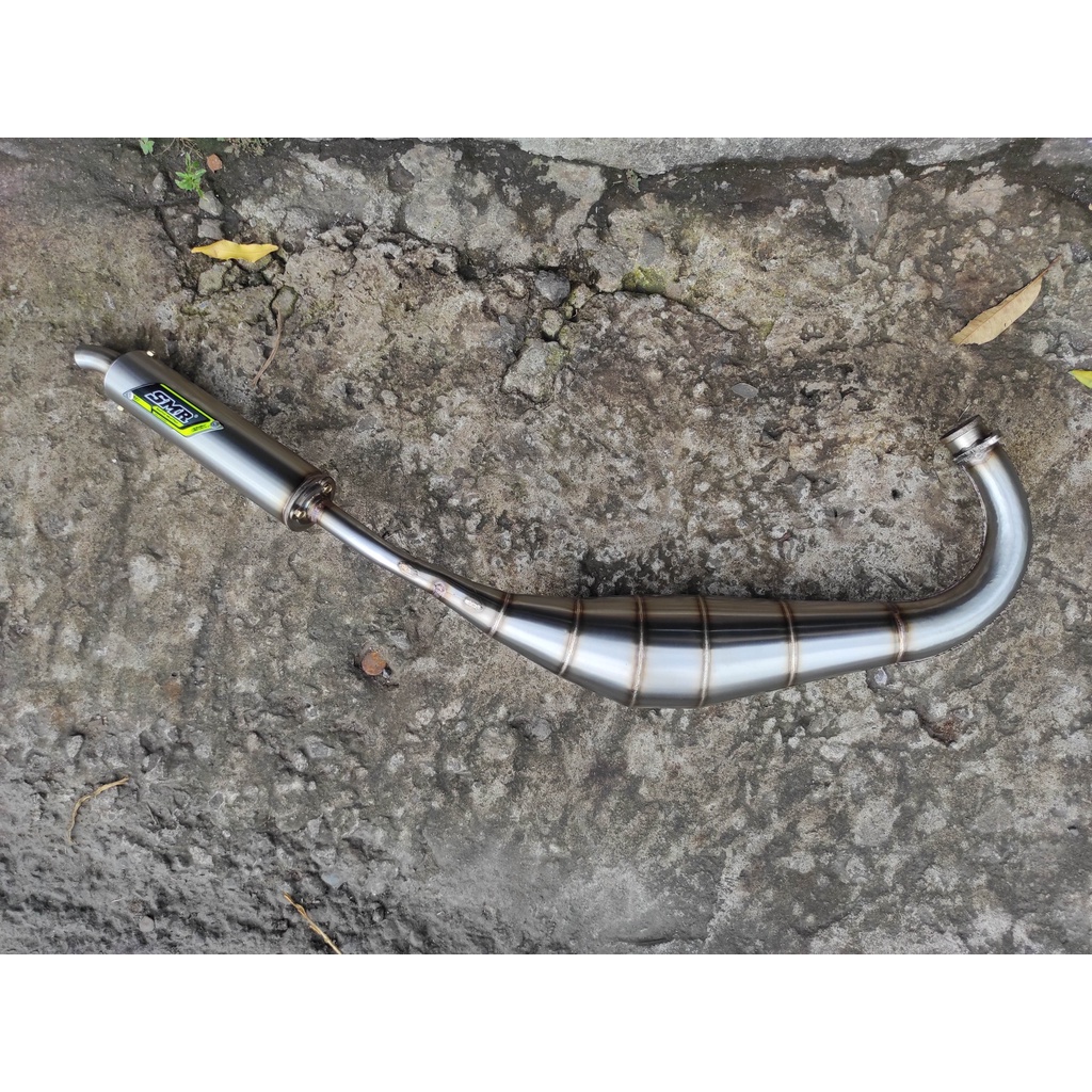 Knalpot Kolong Yamaha Tiara S SMR Scorpio Stenlis
