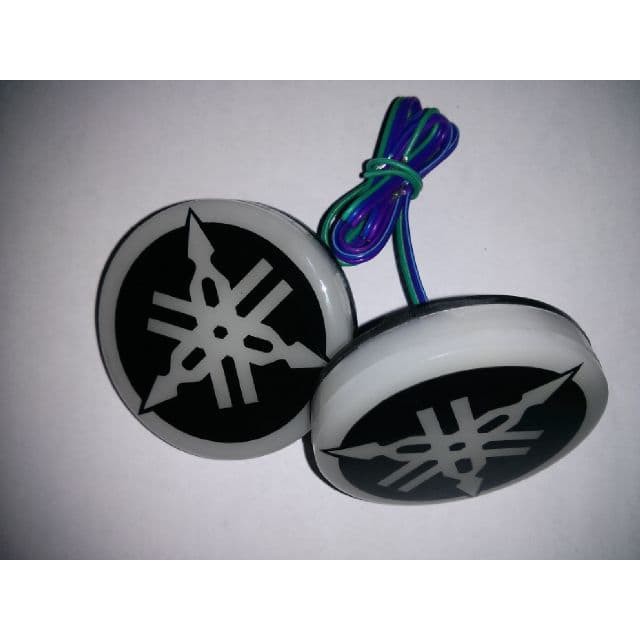 Emblem Lampu Senja Dan Sen Led Logo Yamaha Nmax, Vixion, Scorpio - Putih