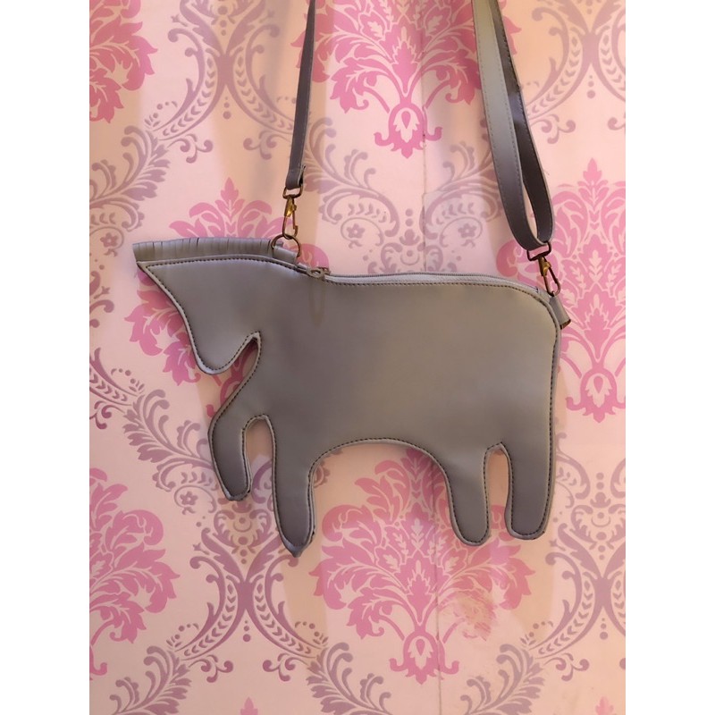 Tas Slempang Unicorn Silver