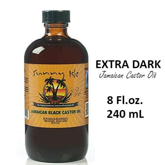 

~COD~ Sunny Isle Extra Dark Jamaican Black Castor Oil 8oz, 100% ORIGINAL ~COD~