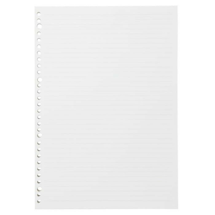 

Muji - Looseleaf Line A4 100Sheet Isi Binder Bergaris 013
