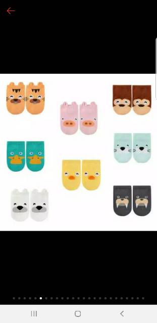 Kaos kaki bayi cute animal/ kaos kaki bayi lucu