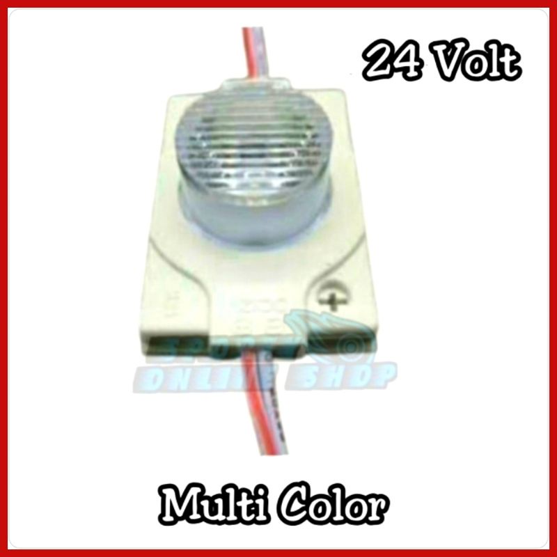 Lampu Led 1 Mata Besar 24 Volt Multi Color