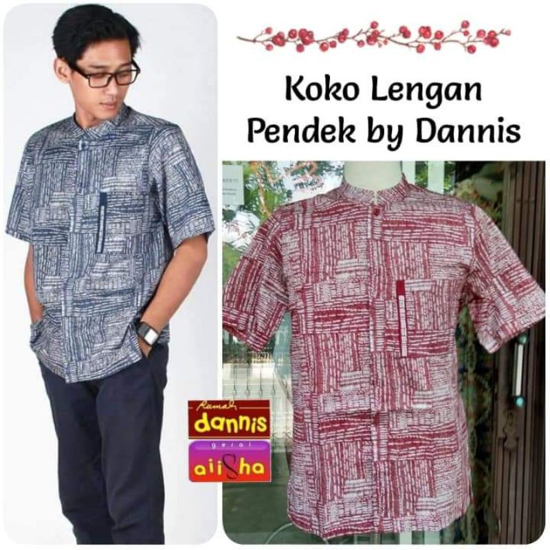 Koko lengan pendek dannis K191112LPD remaja-dewasa