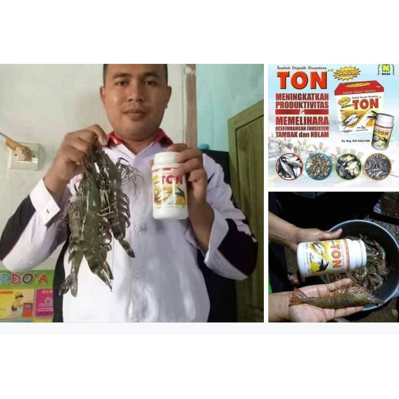 TON NASA (PUPUK ORGANIK KHUSUS UDANG dan PERIKANAN tambak (kolam)Asli Nasa