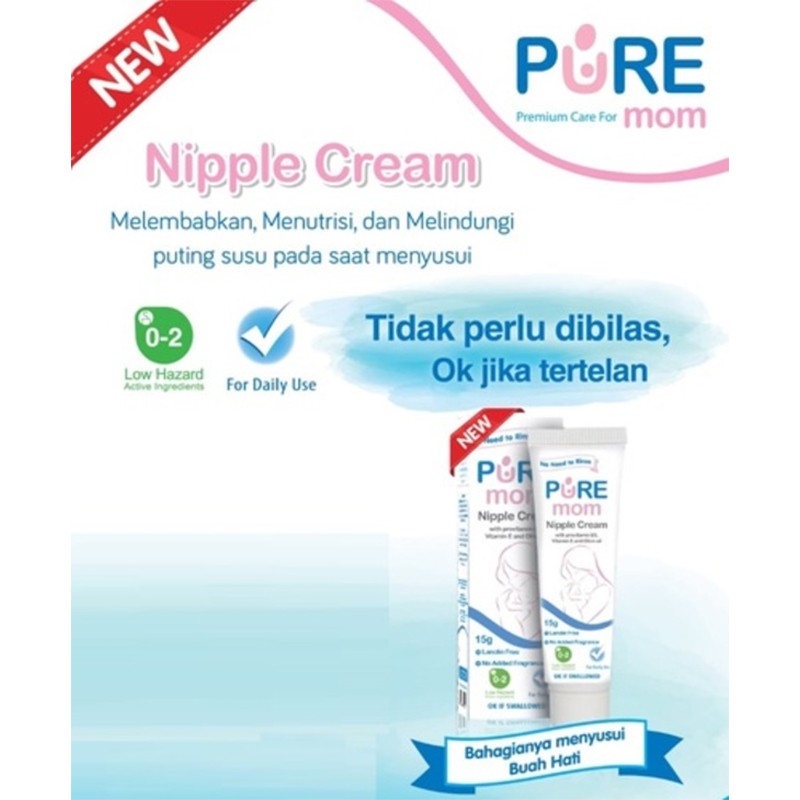 Pure Mom Nipple Cream 15g