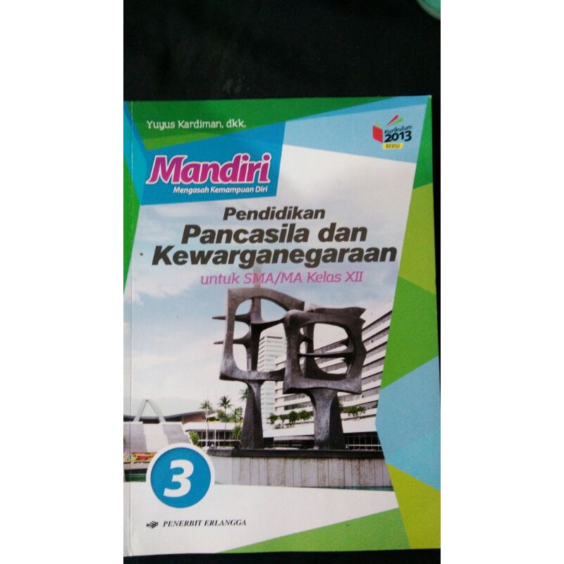 [Preloved] Buku Mandiri PPKN Kelas 12