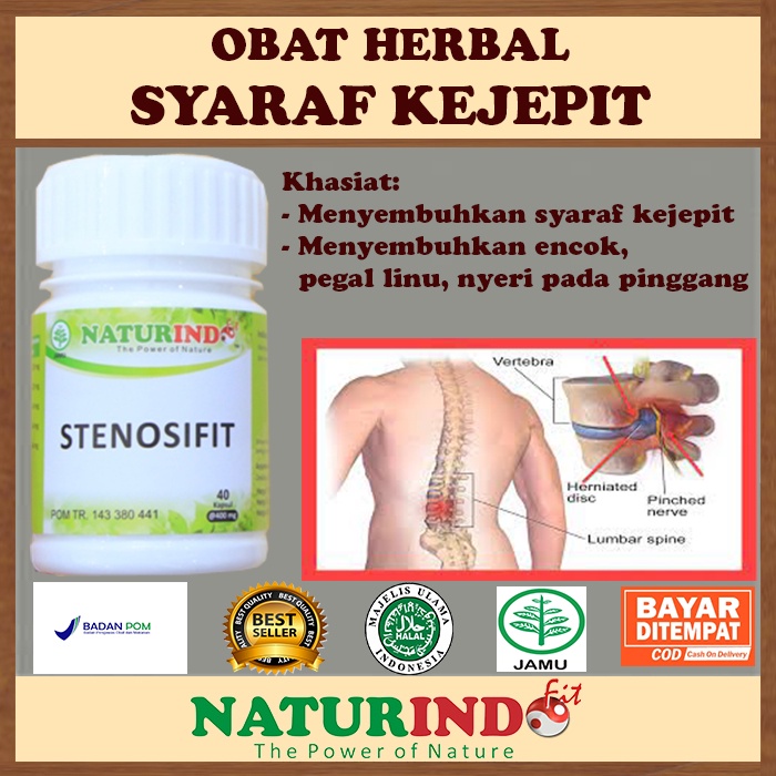 Jual Obat saraf kejepit pinggang obat sakit pinggang obat saraf kejepit ...