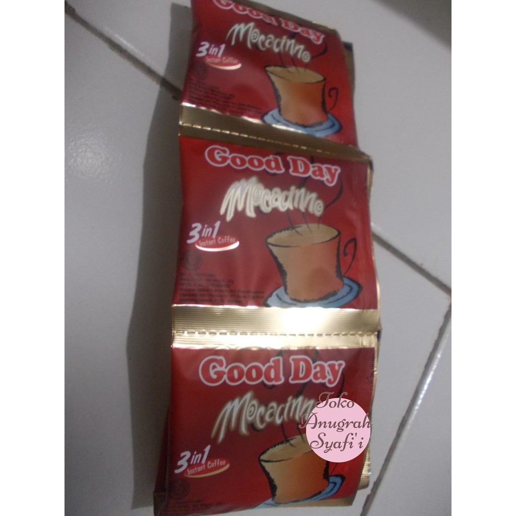 

GOOD DAY MOCACINNO 3IN1 20ML X 10sachet