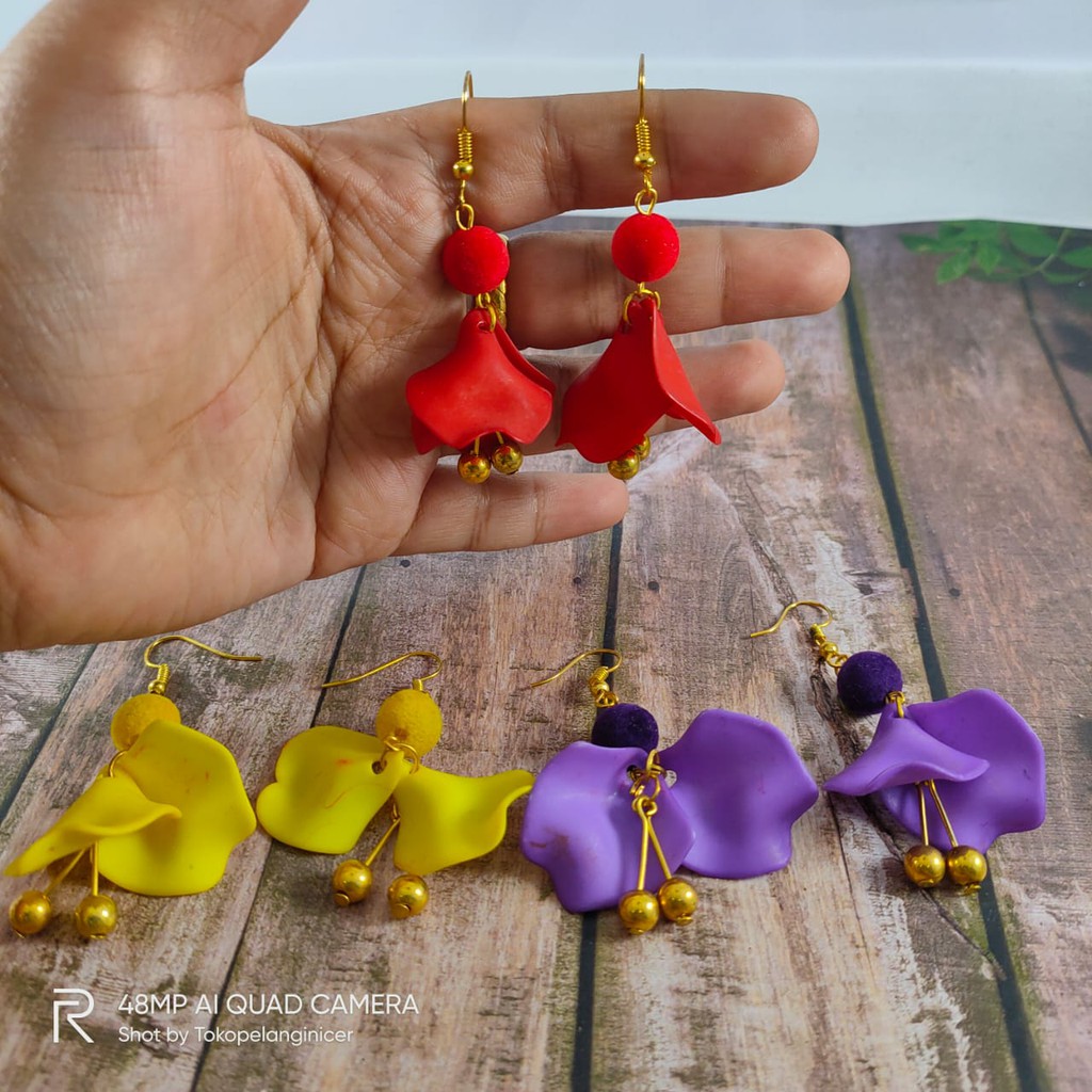 Anting Mutiara Sintesis Handmade Style korean By Tokopelanginicer