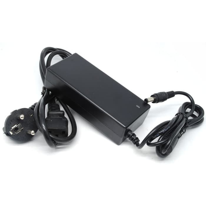 Power Adapter 12V 5A 60W EU Plug untuk LED Strip - Black