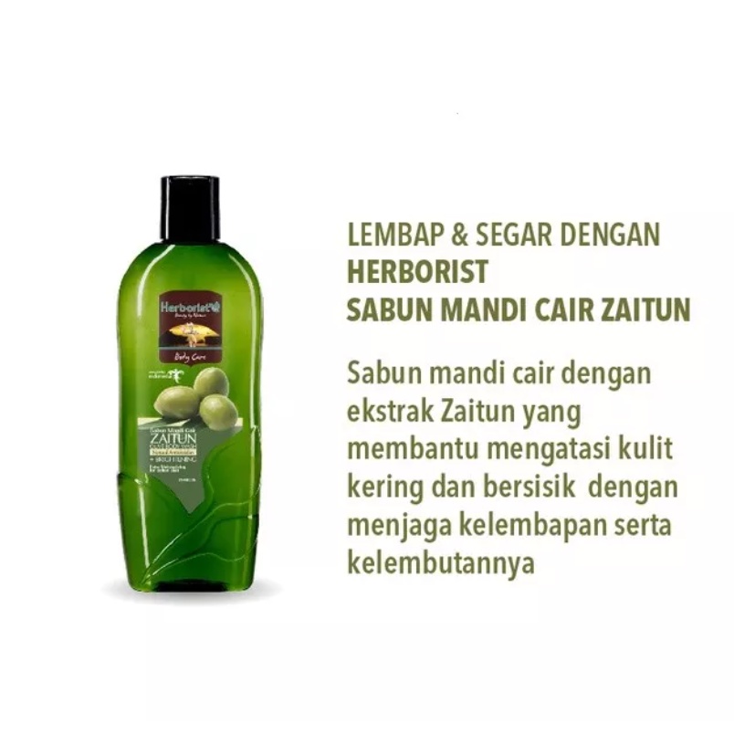 HERBORIST Zaitun Series (Body Wash / Shampoo / Minyak / Body Lotion / Lulur)
