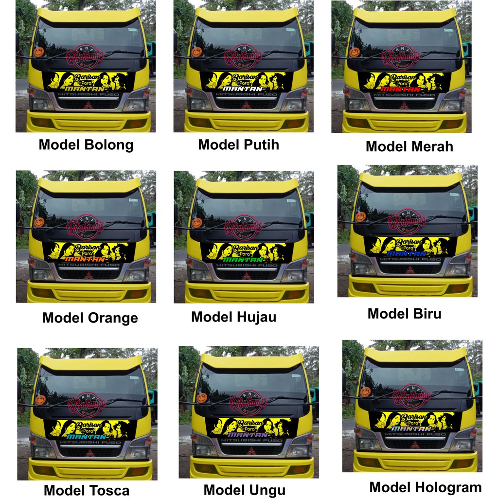 STICKER KABIN CANTER TRUCK BARISAN PARA MANTAN PART 1