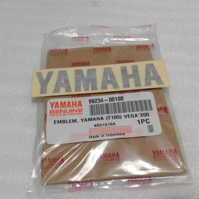 Sticker Emblem YAMAHA Original Vega FIZ RXK New Original 99234-00100