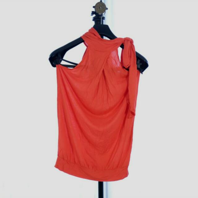 Mphosis Orange Knit Top