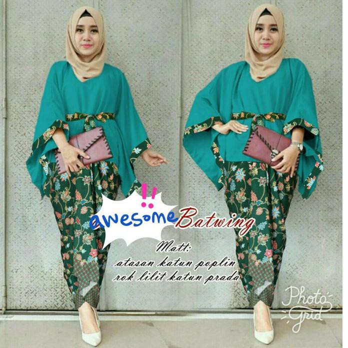 Set Setelan St Kebaya Kutu Baru Batik Jumbo Big Size Xxl Best Quality