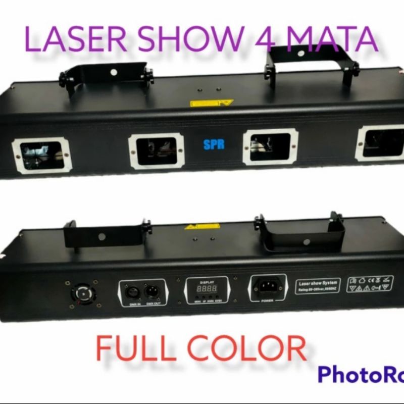 Laser Show Panggung 4 Mata Full Color