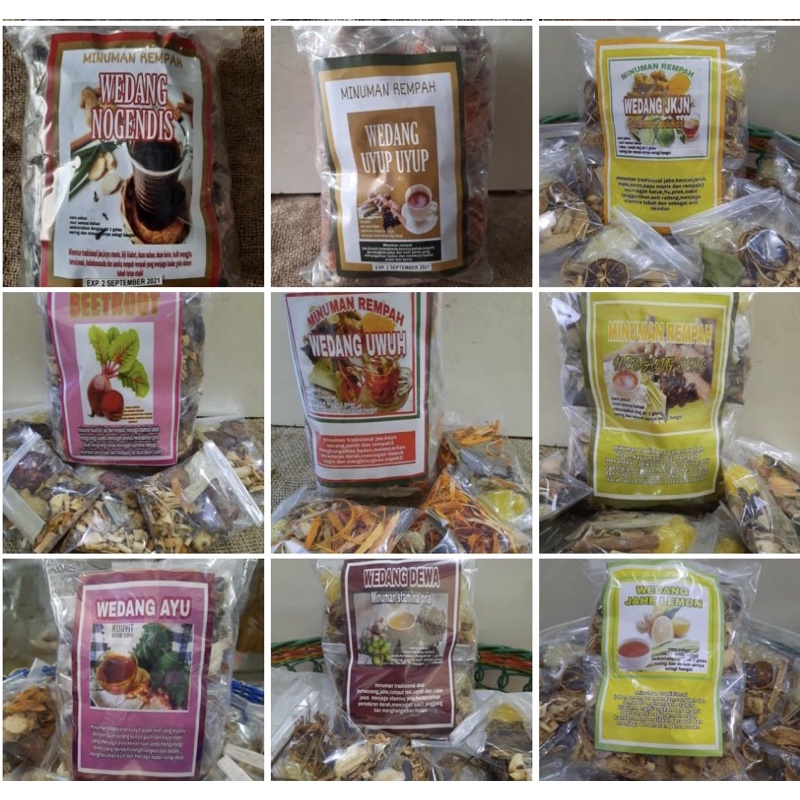 

[NEW] WEDANG KELOR, WEDANG SALAM, WEDANG SEREH, WEDANG POKAK, WEDANG JKJN