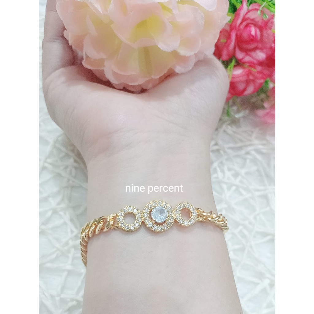 BISA COD, GELANG RANTAI WANITA EMAS XUPING IMPOR KOREA/AKSESORIS FASHION/AKSESORIS GELANG