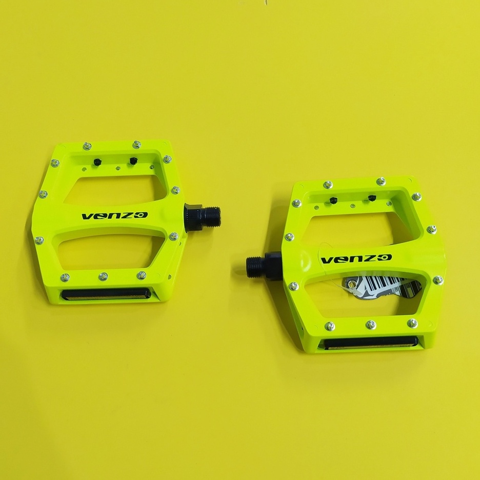 Pedal Sepeda MTB Venzo Alloy Kuning Yellow not wellgo strummer VP