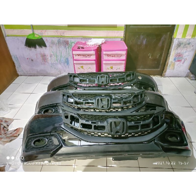 bemper depan mobilio brio 2013 2014 2015 2016 2017 sekond original