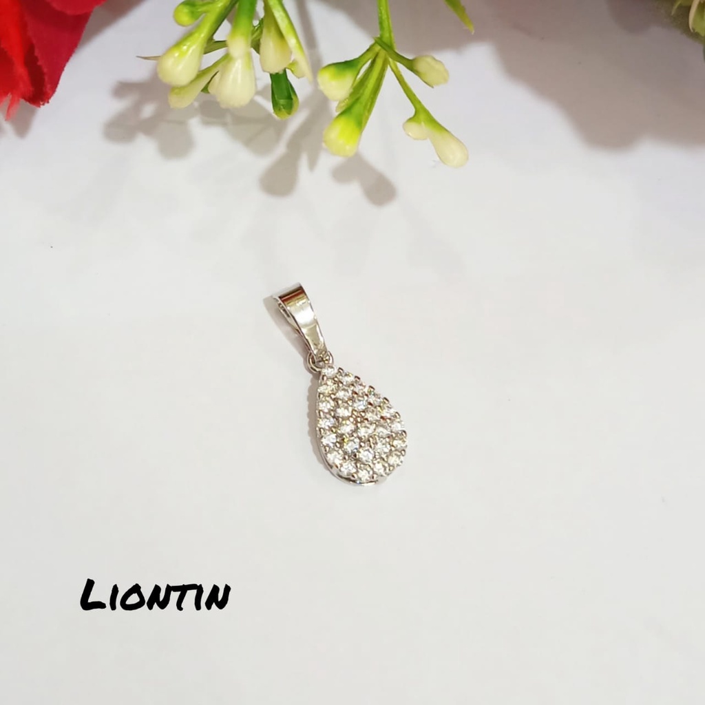 Kalung+Liontin permata simple imut logam emas Hongkong anti karat Gold &amp; Silver