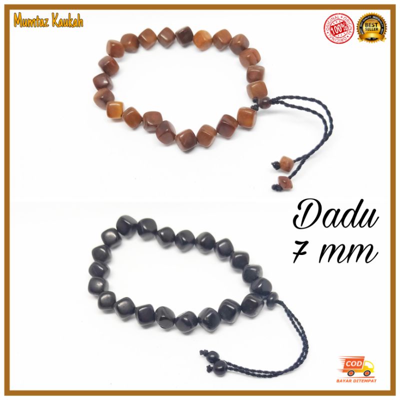 Gelang kaukah asli dadu sedang 7 mm original gelang kokka kaoka