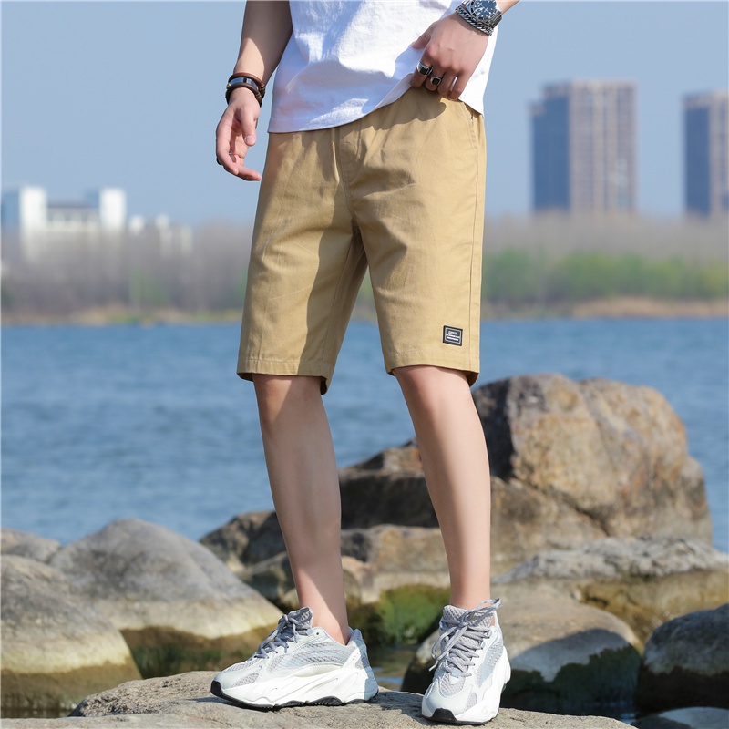 Celana Pendek Pria Sport Casual Olahraga Santai Raga Sporty Cowok Katun Fashion Shorts