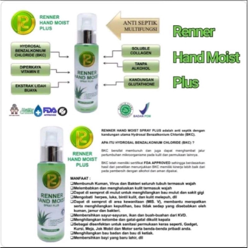 Hand Moist RENNER 1Botol