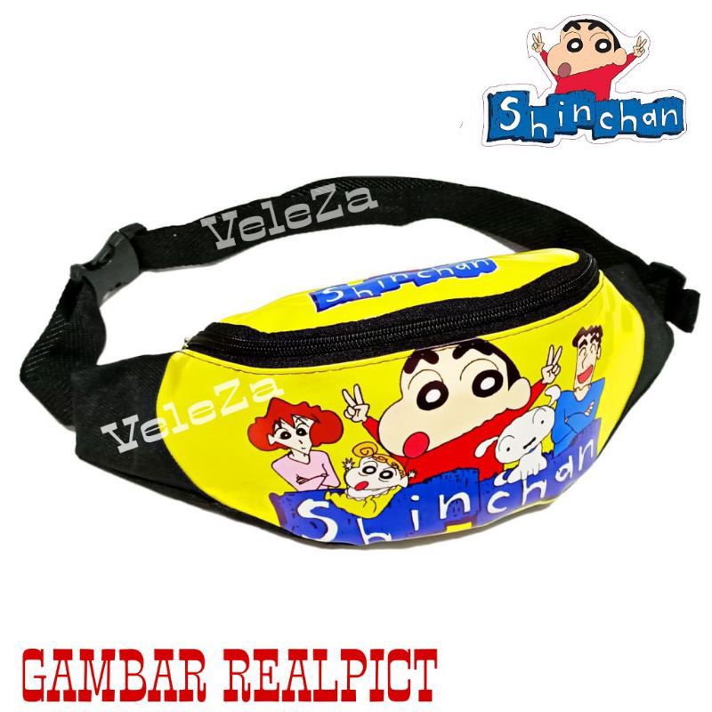 Waistbag anak laki-laki karakter shincan - tas anak