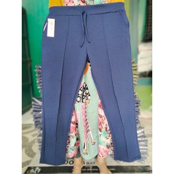 CELANA PANJANG DOTY PANTS ~ SUPER JUMBO BB 90+kg Ada ✔| Matt Crepe : Tebal &amp; Super Soft | Varian Warna/Ukuran/BB s.d. 4XL/85kg Ready ✔ | Bisa COD celana kasual wanita/minimalis/slim fit/ori