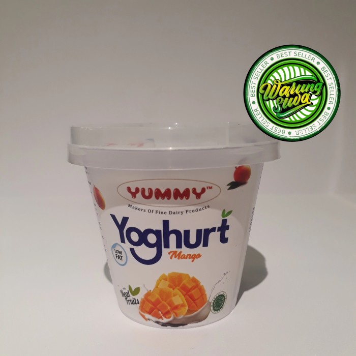 

yummy yoghurt fruit mango 100gr