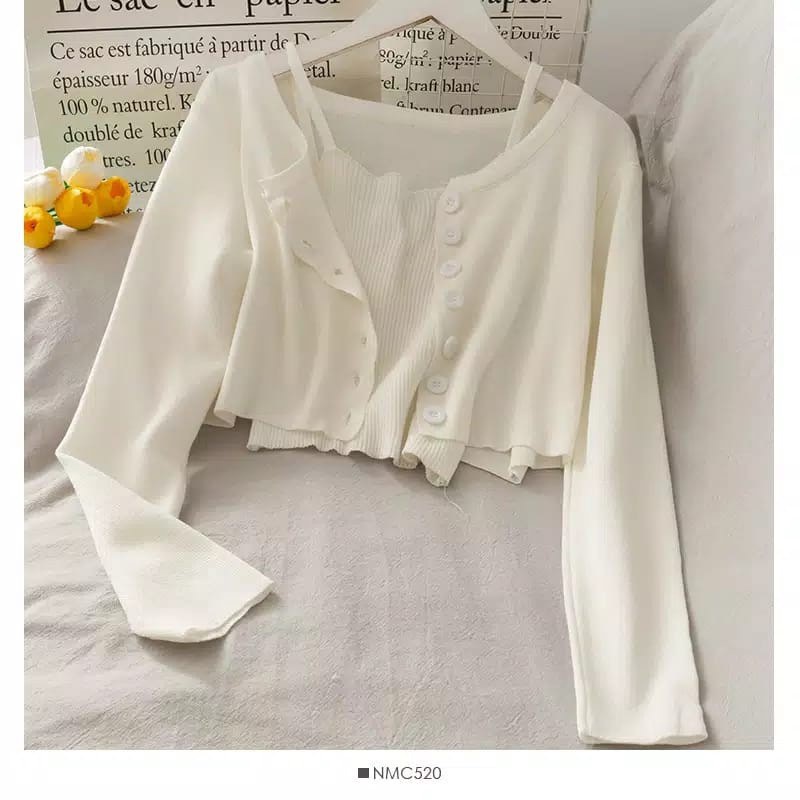 KOHZEN -  ZFS Setelan WINTER / SET 2in1 COME RIB / Baju Luar+Dalam / Pakaian Wanita / Setelan wanita