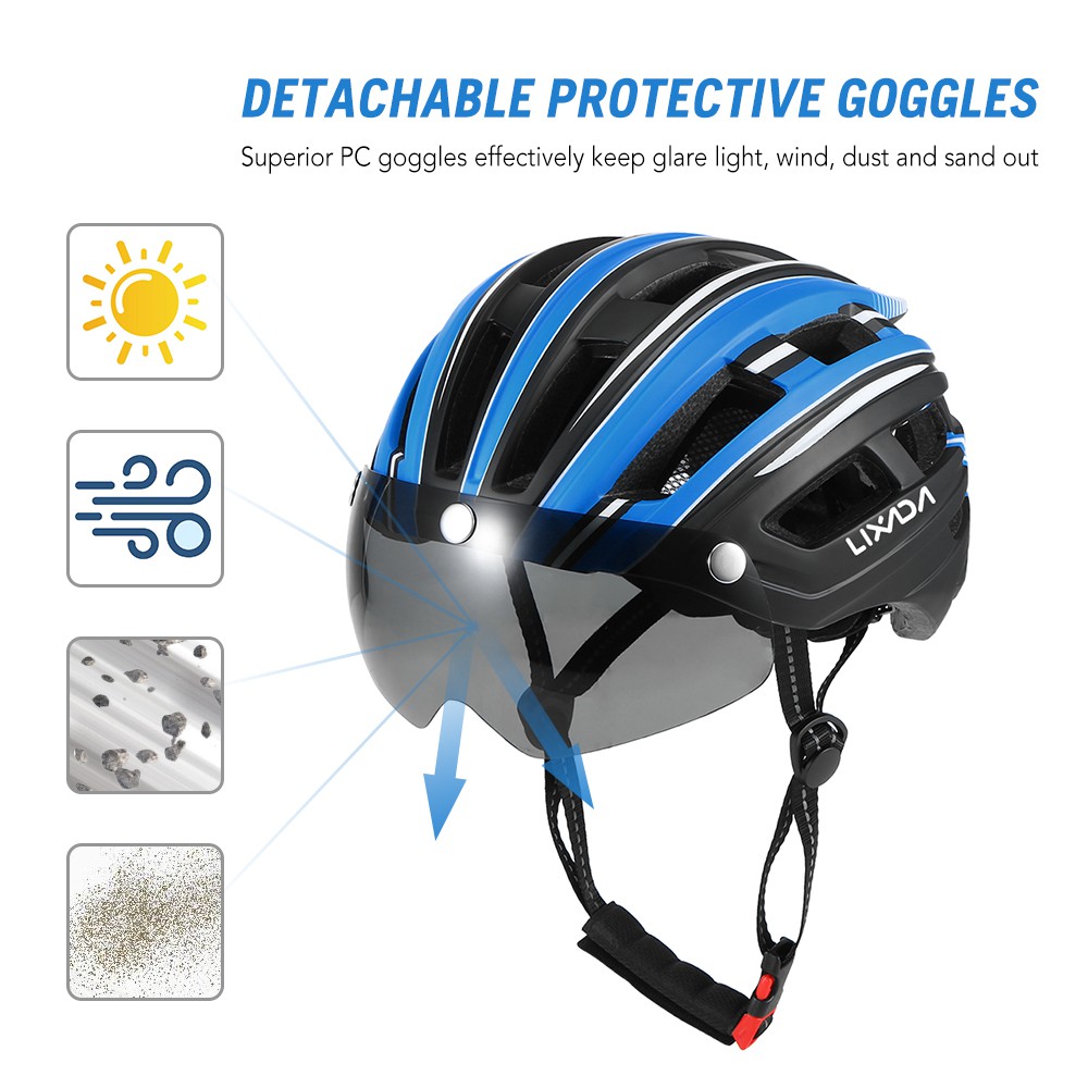 Freewalber lixada Helm Sepeda Gunung Dengan Visor Magnetik Freewalber lixada Helm Sepeda Gunung Dengan Visor Magnetik