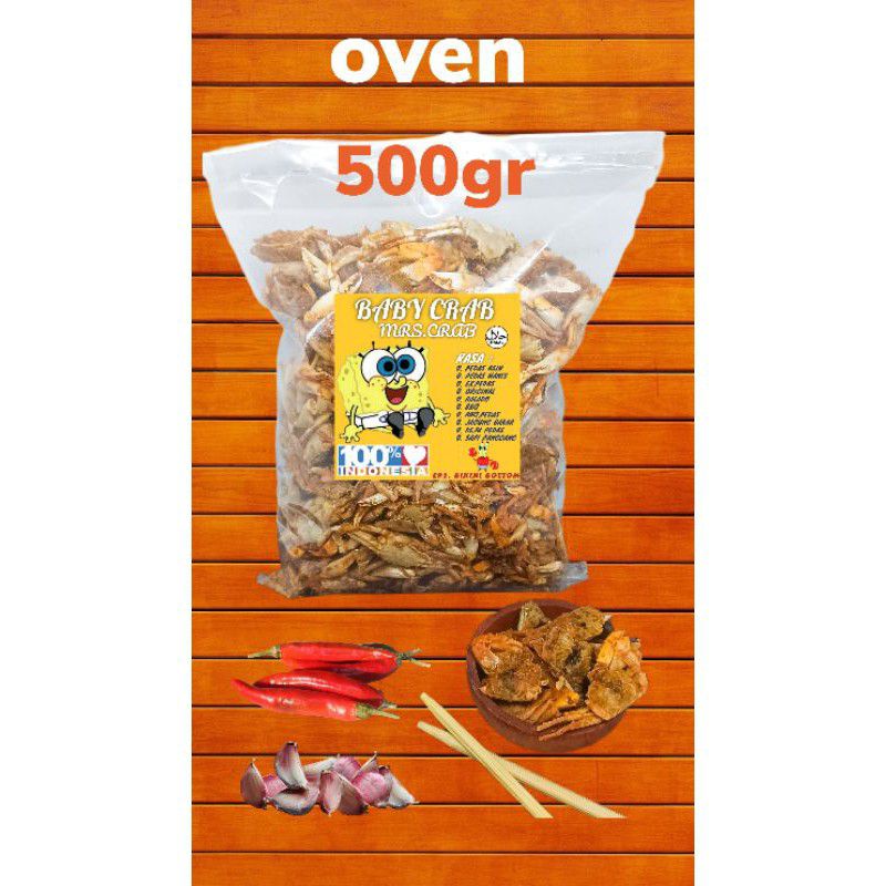 

BABY CRAB OVEN 500gr