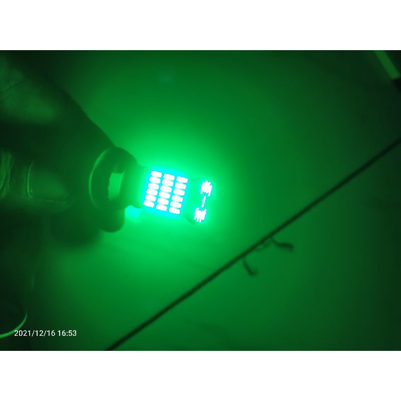 Lampu LED T10 T15 Untuk SEIN - SENJA 45smd 4014 Super Terang-HIJAU