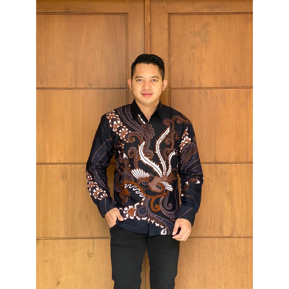 KHANSABATIK READY JUMBO COD KEMEJA PRIA LENGAN PANJANG SLIMFIT BATIK MODERN SOLO PEKALONGAN TRADISONAL BAJU SARIMBIT PASANGAN KONDANGAN LAMARAN TUNANGAN FORMAL KASUAL KEMEJA JUMBO TERMURAH