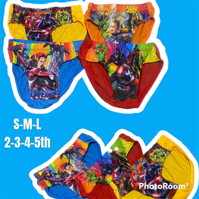 3PC - CD Anak Celana dalam anak 1-5 tahun karakter cowok