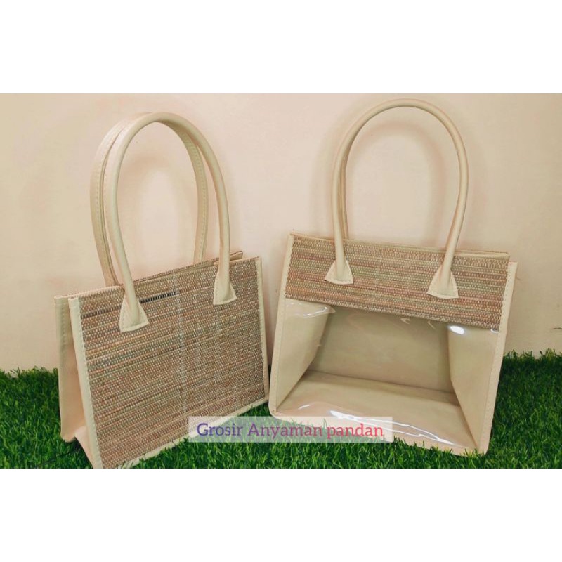

RB READY Tas hampers MIKA MENDONG tas parcel lebaran tas anyaman pandan keranjang toples kue lebaran